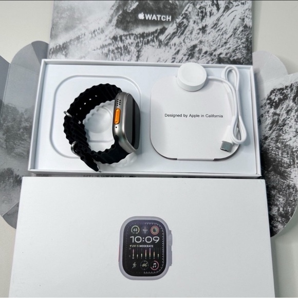 Apple Watch Ultra Silver and Black